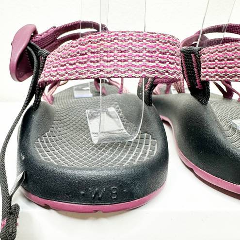 Chacos Chaco Zx/2 Yampa Purple Pink Tidal Wave Strap Hiking Sport Sandals Size 8