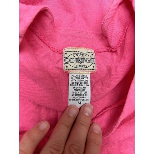 Krass&co United Cotton  100% Cotton Muu Muu Dress Nightgown Vintage Sz M Pink