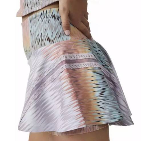 Free People Movement  Pleats And Thank You Printed Skort Sunspace Large