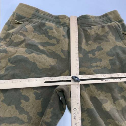 All In Motion  Pants Womens Large Green Camo Joggers Knit Comfy Lounge Cotton