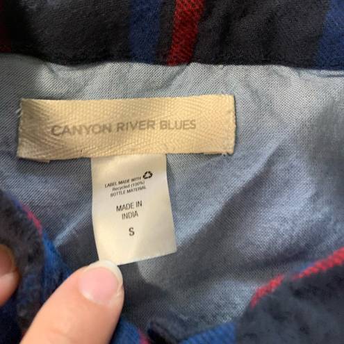 Canyon River Blues 🌸(3/$20) tie front flannel