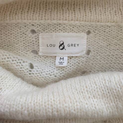 Lou & grey Ivory Cream Turtleneck Sweater