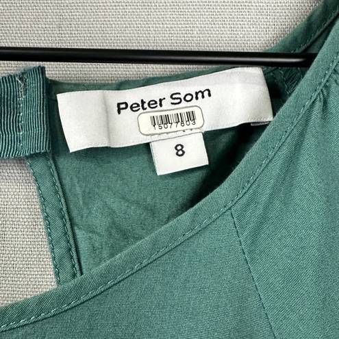 Peter Som  Collective Green Puff Sleeve Dress 8