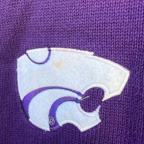 Collegiate Outfitters Vintage 90’s K-STATE Wildcats Purple Cardigan Sweater Eagles Eye XL