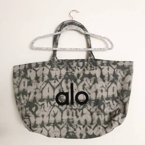 Alo Yoga Grey Tie Dye Shopper Tote Bag One Size