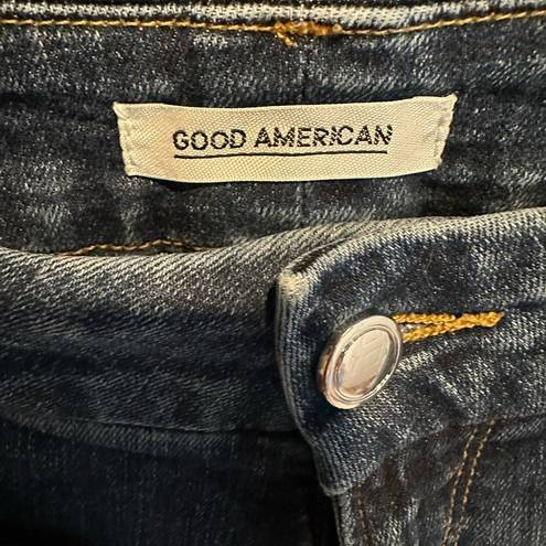 Good American  Good Straight Medium Wash Denim Jeans, Size 15/33