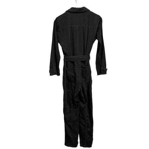 Good American  Black Cargo Jumpsuit Size 1 Small NWT