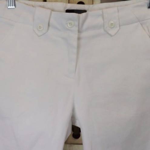 The Limited  White Comfy Beachy Vacation Capri Pants Size 4 New