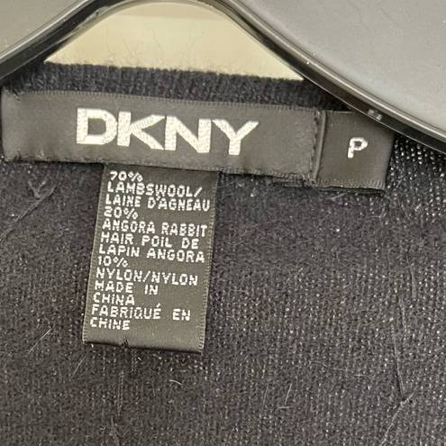 DKNY  Wool Cropped Long Sleeve Cardigan GUC