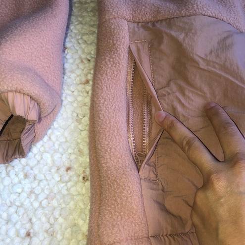 Fabletics  Lotta Cozy Teddy Sherpa Half Zip Jacket XXS