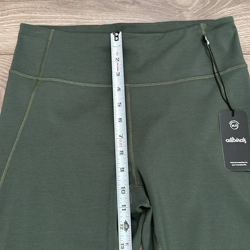 Allbirds  Natural Leggings Pine Green Mid Rise  Compressive Size Large