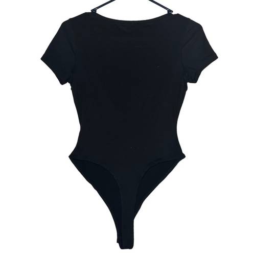 One Piece low cut black bodysuit  xs/small