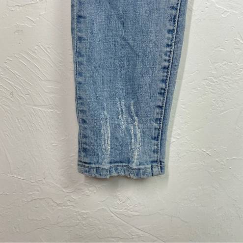 One Teaspoon  Blue Distressed Freebird II High Waist Fitted Leg Denim Jeans 23