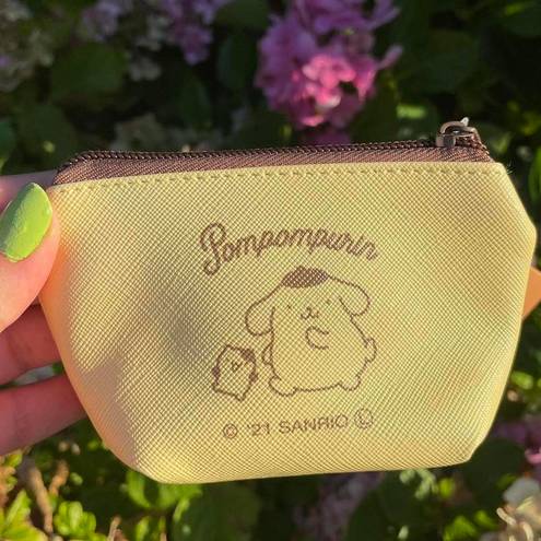 Sanrio  Pompompurin Yellow Small Coin Purse Pouch