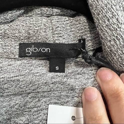 Gibson  Heather Gray Soft Open Cardigan