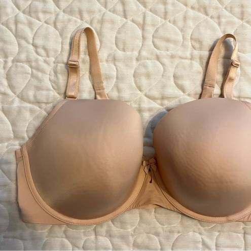 Torrid  Nude lined bra with triple clasp, 40DD