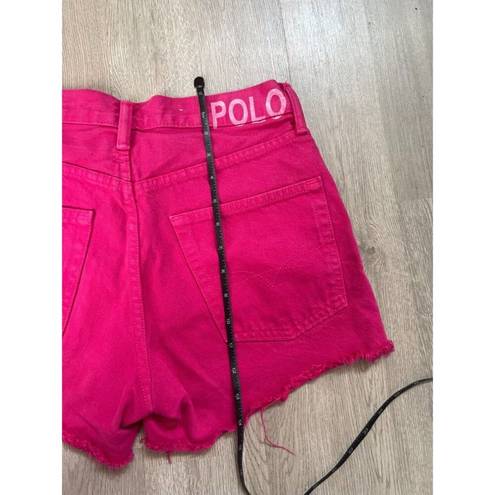 Polo  Ralph Lauren Hot Pink Cutoff Shorts W 29 L 14