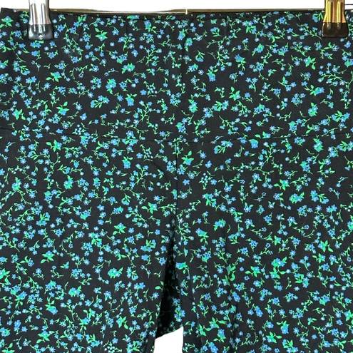 Daisy AFRM Elin High Waist Bike Shorts Blue  Ditsy Size XS