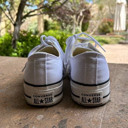 Converse Women’s  Chuck Taylor All Star Lift White Platform Sneakers