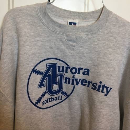 Russell Athletic Aurora University Softball sweatshirt size large from the 90’s