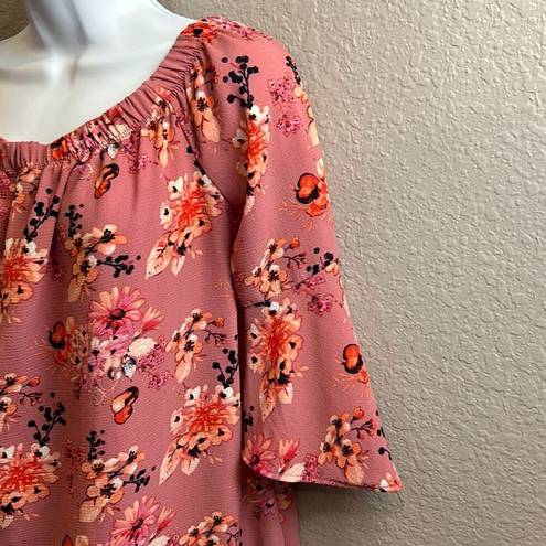 Haute Monde  1970’s replica printed dress size medium