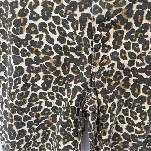 We The Free Free People  Leopard Print High Waisted Pants Size 24