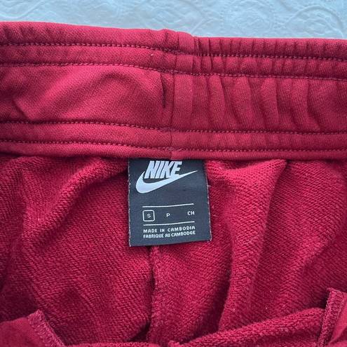 Nike Wide leg  red sweatpants