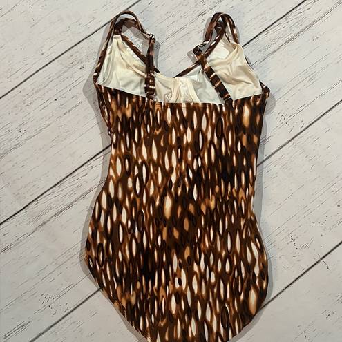 One Piece Curvallure animal print  swimsuit