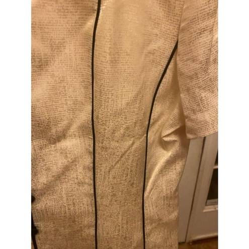 Adrianna Papell Women's  Cream Blouse Size 16