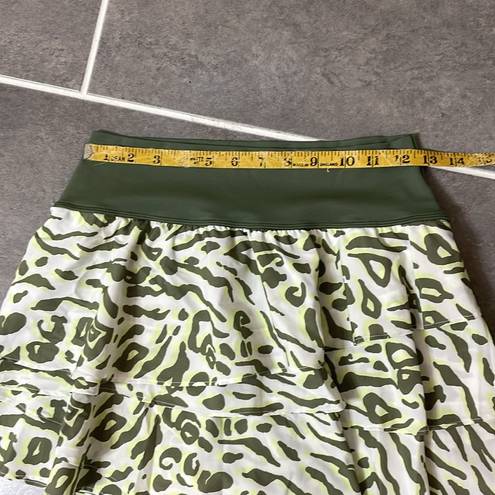 Aerie OFFLINE by  Cheetah Print Rock and Ruffle Tennis Skirt size Medium