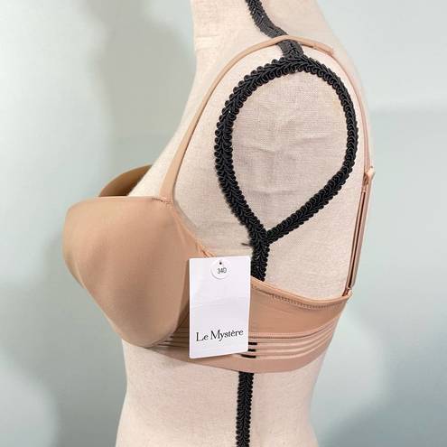 Second Skin Le Mystere Natural  Convertible Demi Contour Bra Size 34D NWT