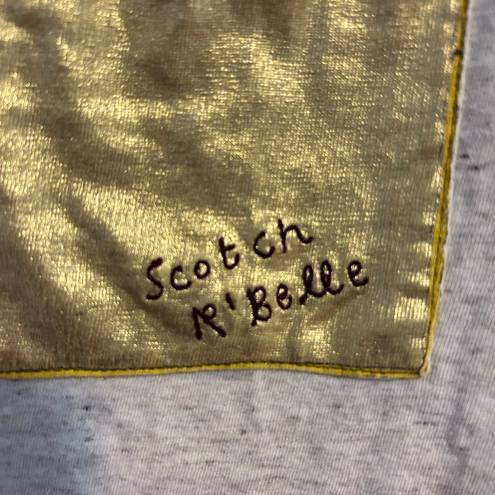 Scotch & Soda  size child’s 14 t shirt with embroidery and sequins.