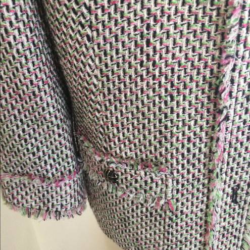 Talbots  multicolor Tweed blazer