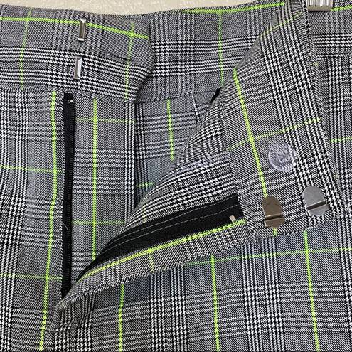 Bar III Becca Tilley x  Plaid Tapered-Leg Pants 6