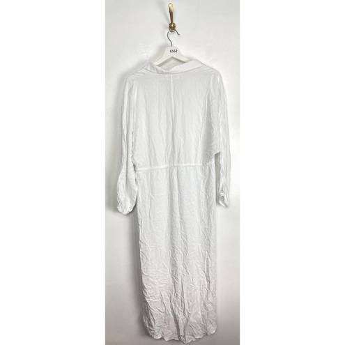 l*space L* Logan Midi Swim Cover Up Dress in White Size Small