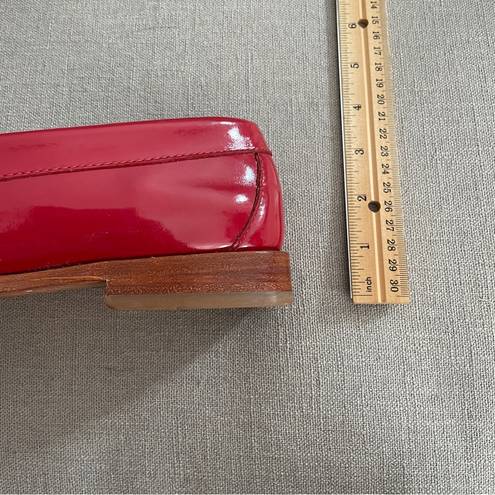 Krass&co G.H. Bass & . Whitney Weejuns Penny Loafers Patent Red Flats Women’s Size 6.5