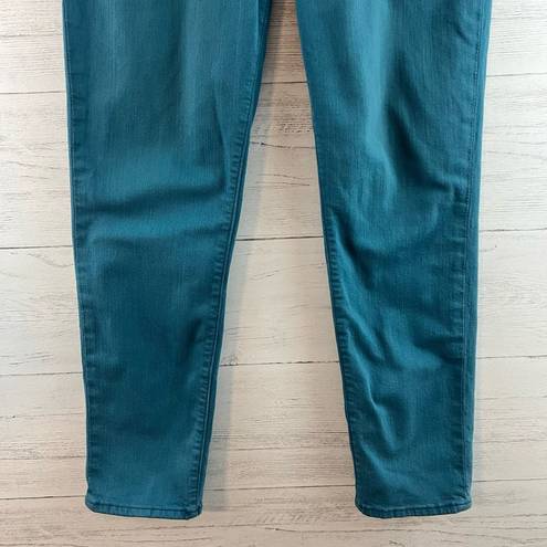 Pilcro  Stet Skinny Fit Teal Hi Rise Jeans Size 32