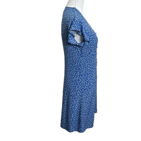 Rails  Helena Dress in Blue Wisteria A Line Mini Fit Flare Floral Womens Size XS