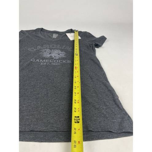 Gear for Sports University Of South Carolina Gamecocks Medium M Gray V Neck T Shirt USC NEW