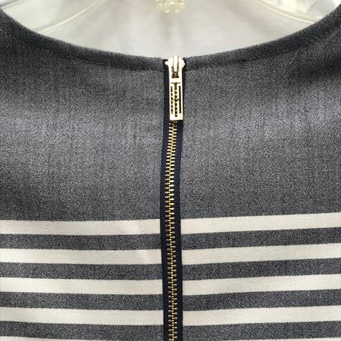 Tommy Hilfiger NWOT 6  Cocktail Grey Striped Dress