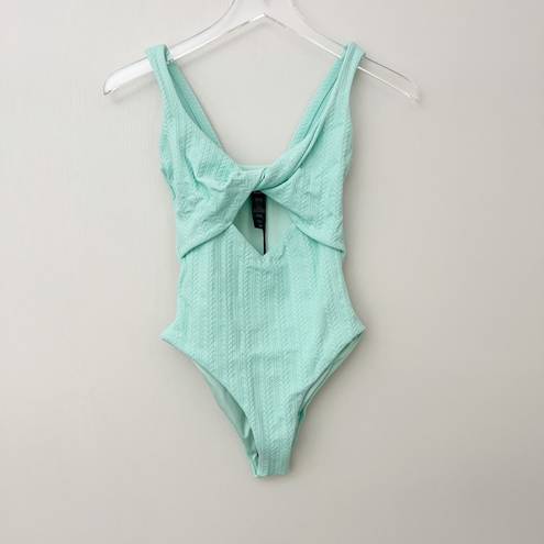 Beach Riot NWT  Tyler One Piece Swimsuit in Crème de Knit Size XS