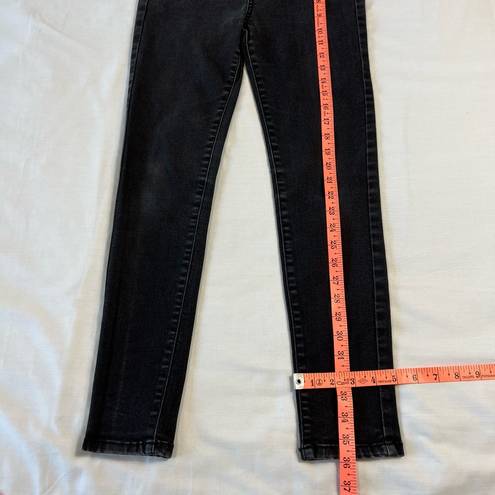 Wax Jean WAX Jeans Women's 0 24 Butt I Love You Black Skinny High Rise Pants