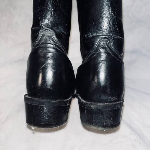 Dingo  Western Black Leather Boots sz 10