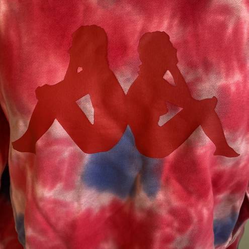 Kappa  Authentic Galz Cropped Tie Dye Sweatshirt