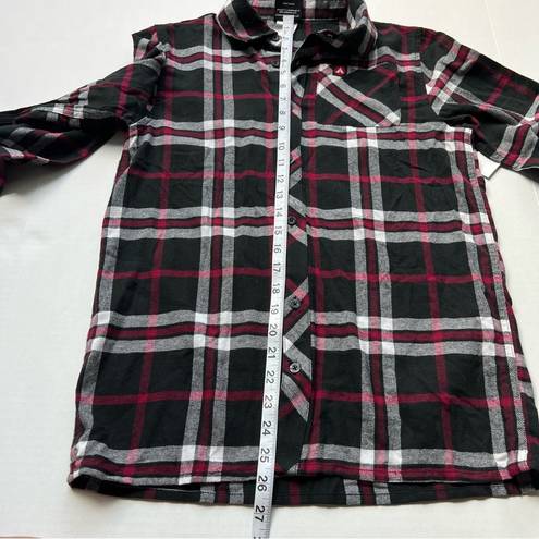 Airwalk NWT  100% cotton Flannel black red white Large