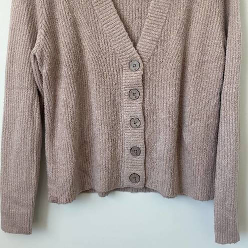 Barefoot Dreams  Light Pink Button Front Cardigan Size: M