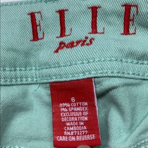 Elle 🔥5/20🔥  Paris Crop pants Sz 6 Seafoam green