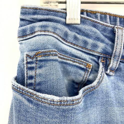 J.Jill  Boyfriend Jeans Women's Size 16 Straight Leg Ankle Light Wash Denim