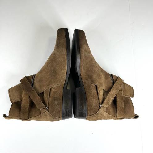 ALLSAINTS  Tejus Suede Ankle Zip Boot Sz 37