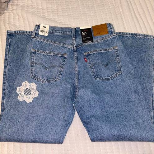 Levi’s Levis 501 90’s Floral Patch Jeans 